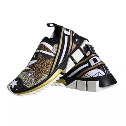 Multicolor Comet Star Print Sorrento Sneakers Shoes - Image 7