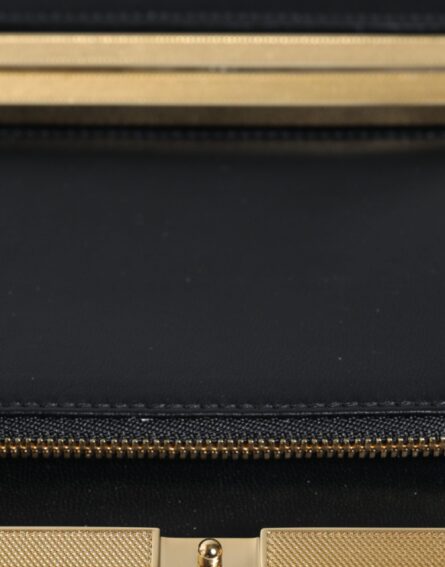 Multicolor Floral Gold Frame Clutch Evening Purse Bag - Image 8