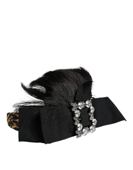 Black Hair Parrucchiera Crystal Headband Diadem - Image 2