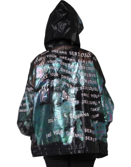 Multicolor Print Hooded Sweatshirt Sweater - Image 4