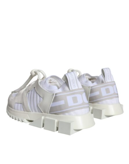 White Mesh Sorrento Trekking Sneakers Shoes - Image 3
