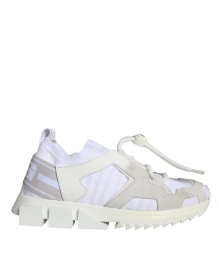 White Mesh Sorrento Trekking Sneakers Shoes - Image 7