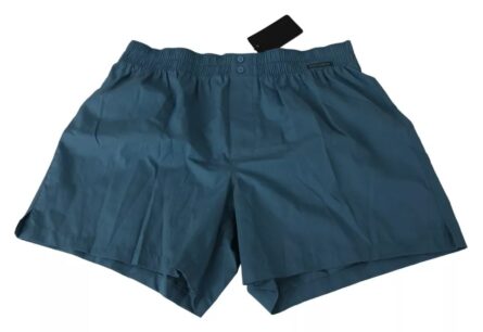 Blue Cotton Regular Boxer Shorts Underwear - Image 2