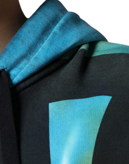 Multicolor Tie Dye Hooded Sweatshirt Sweater - Image 6