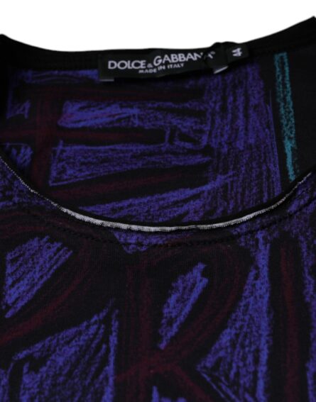 Multicolor Graphic Print Cotton T-shirt - Image 8