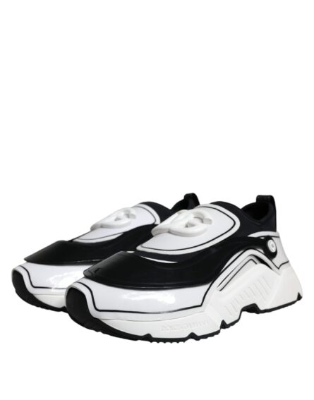 White Black Logo Plaque Daymaster Sneakers Shoes - Image 2