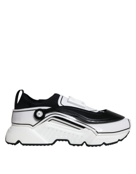 White Black Logo Plaque Daymaster Sneakers Shoes - Image 8