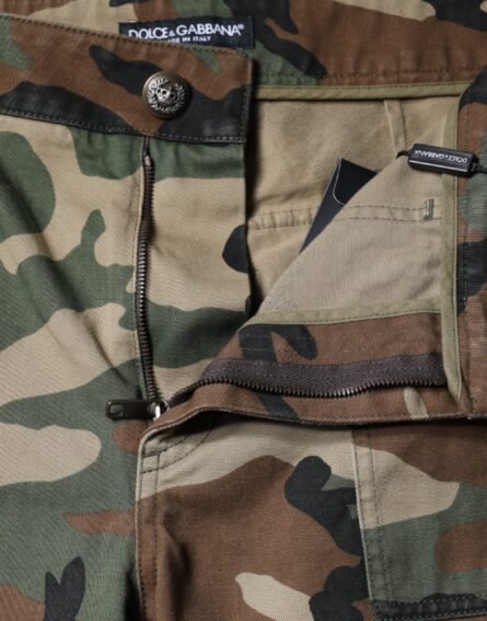 Multicolor Camouflage Cargo Pants - Image 6