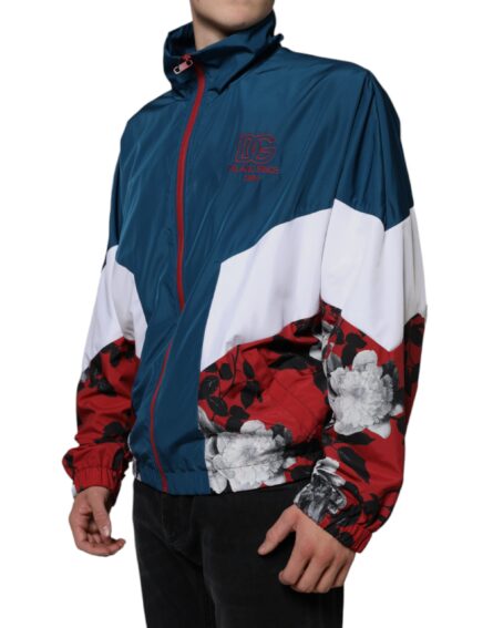 Multicolor Polyester Full Zip Jacket - Image 3