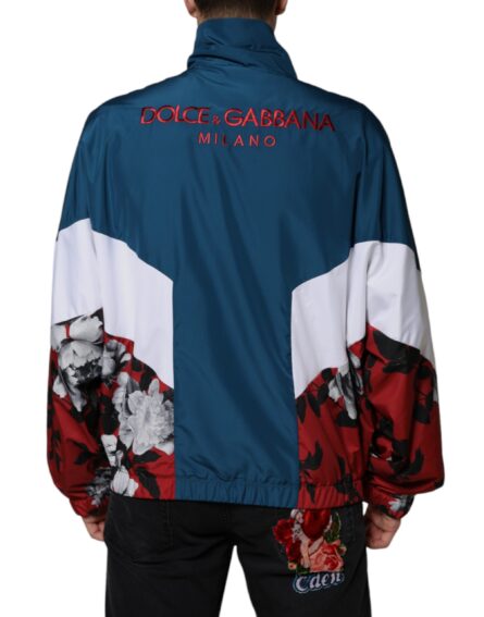 Multicolor Polyester Full Zip Jacket - Image 4