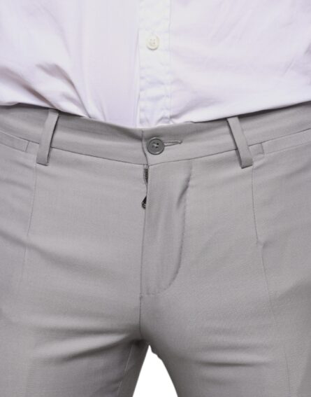 Light Gray Wool Dress Pants - Image 5