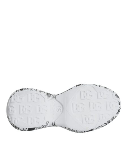 White Black Graffiti Daymaster Sneakers Shoes - Image 8