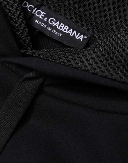 Black Hooded Pullover Men Sweatshirt Sweater - Image 8