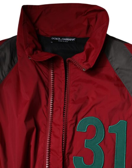 Multicolor Nylon Full Zip Windbreaker Jacket - Image 7