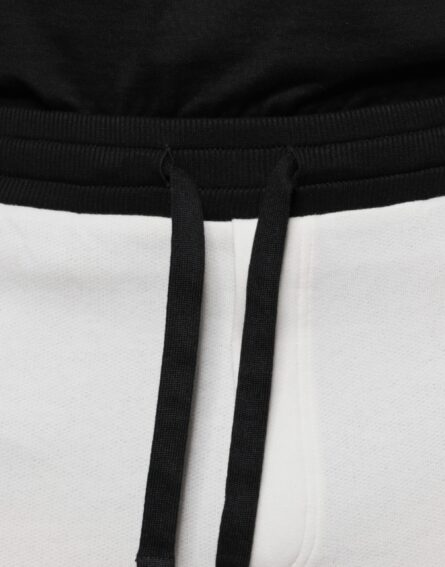 White Cotton Slim Men Jogger Sweatpants Pants - Image 5