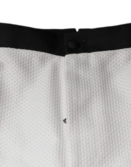 White Polyester Formal Dress Pants - Image 6