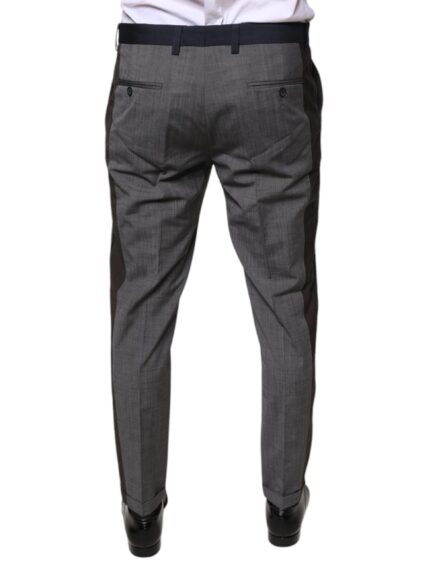 Black Cotton Wool Formal Dress Pants - Image 4