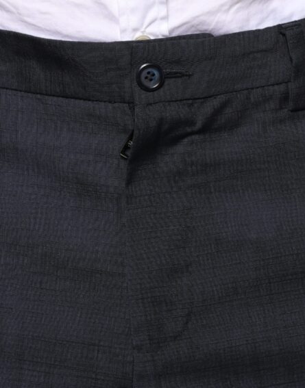 Black Cotton Wool Formal Dress Pants - Image 5