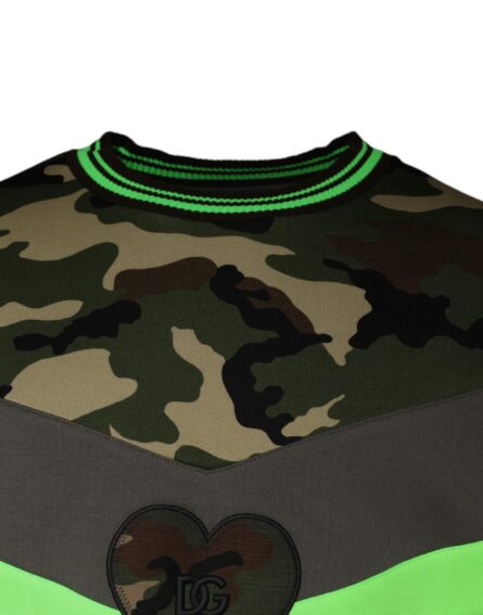 Multicolor Camouflage Sweatshirt Sweater - Image 3