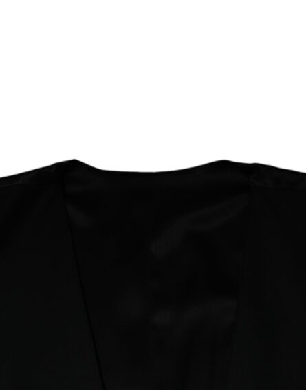 Black Wool Formal Dress Men Waistcoat Vest - Image 6