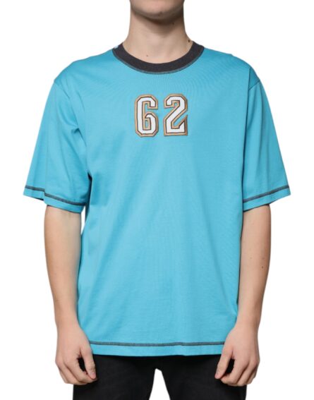 Blue Logo Crew Neck Short Sleeves T-shirt - Image 2