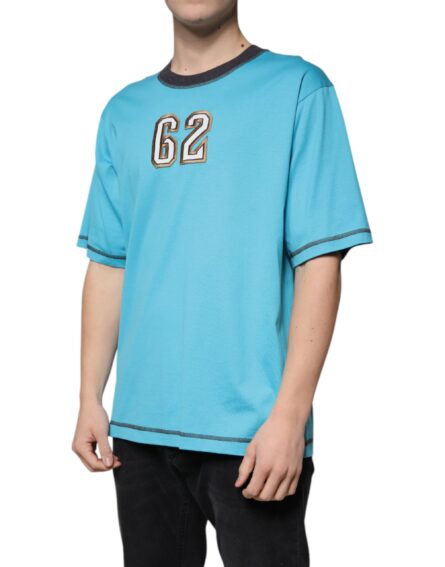Blue Logo Crew Neck Short Sleeves T-shirt - Image 3