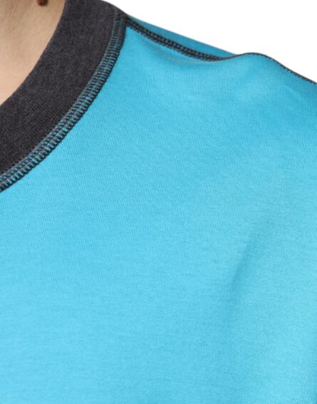 Blue Logo Crew Neck Short Sleeves T-shirt - Image 6