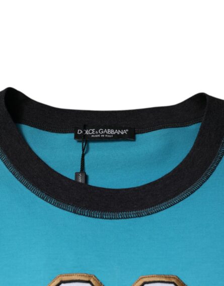 Blue Logo Crew Neck Short Sleeves T-shirt - Image 7