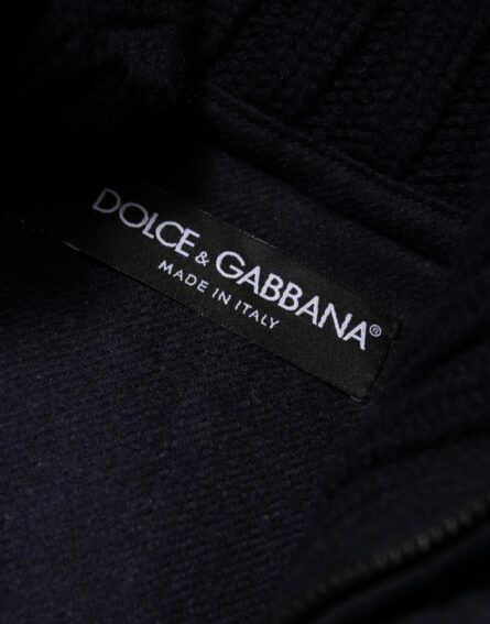 Black Nylon Hooded Puffer Men Coat Jacket - Image 6