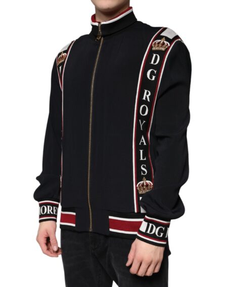 Black DG King Full Zip Sweatshirt Sweater - Image 3