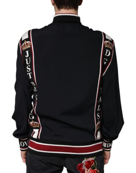Black DG King Full Zip Sweatshirt Sweater - Image 4
