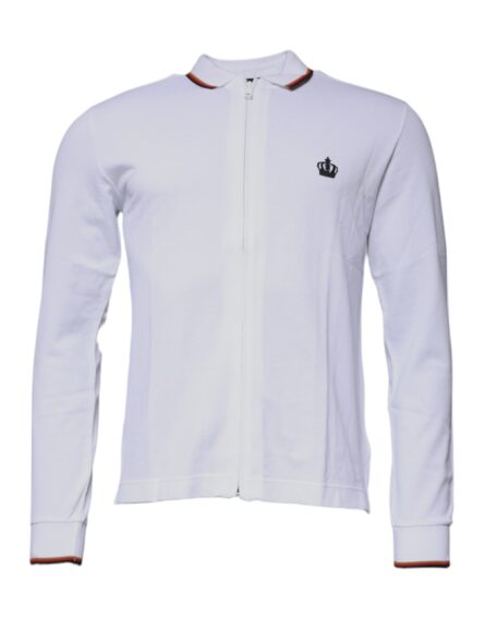White Crown Men Full Zip Sweatshirt Sweater - Image 2