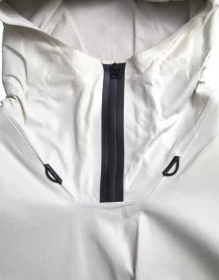 White Leather Men Waterproof Jacket Blouson - Image 5