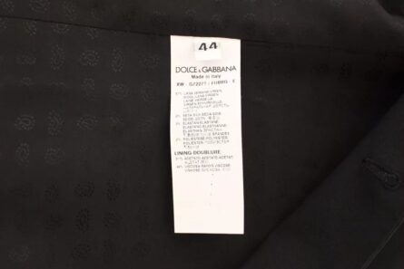 Black Wool Silk Dress Gilet Jacket Vest - Image 8