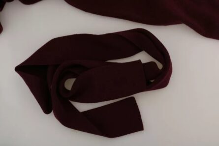 Bordeaux Cashmere Crown Cardigan Sweater - Image 7