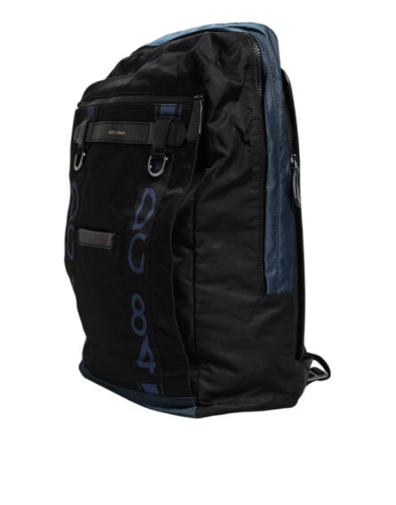 Black Nylon DG Logo School Backpack Bag - Image 3