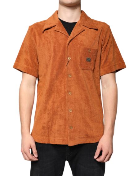 Hazel Cotton Velvet Button Down Collared Shirt - Image 2
