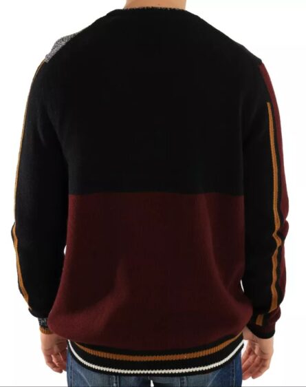 Multicolor KING Knight Monkey Knitted Cashmere Wool Sweater - Image 7