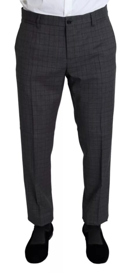 Gray Wool Men Formal 2 Piece MARTINI Suit - Image 6