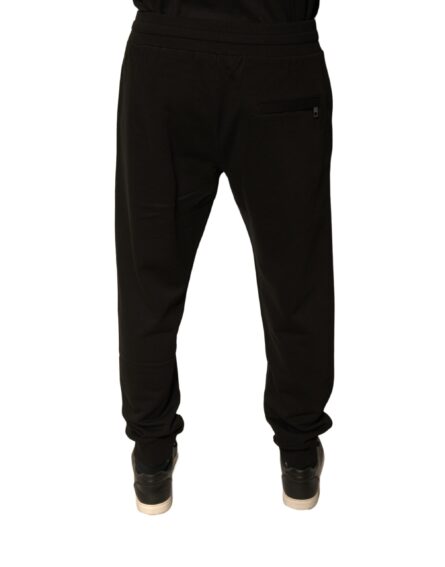 Black Cotton Jogger Men Sweatpants Pants - Image 4