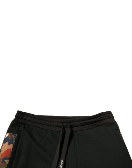 Black Cotton Jogger Cargo Sweatpants Pants - Image 5