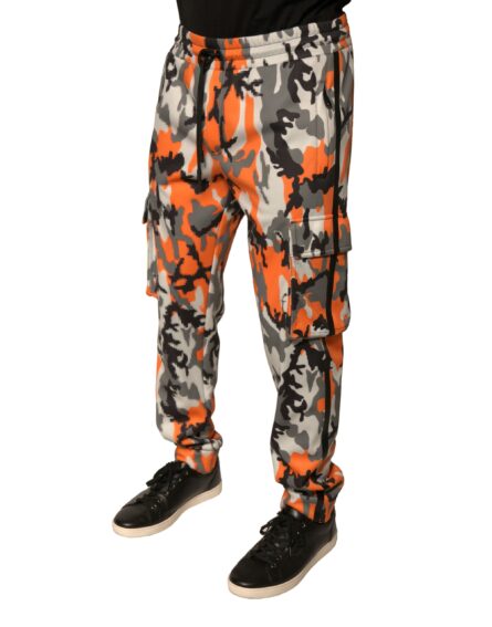 Multicolor Camouflage Cargo Jogger Pants - Image 3