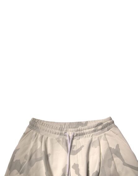 White Camouflage Cargo Jogger Pants - Image 5