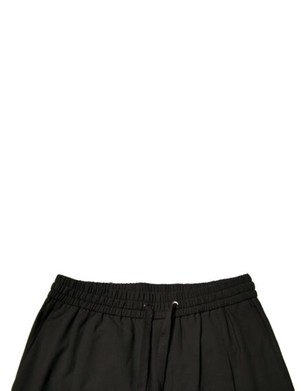Black Wool Jogger Jogging Pants - Image 5
