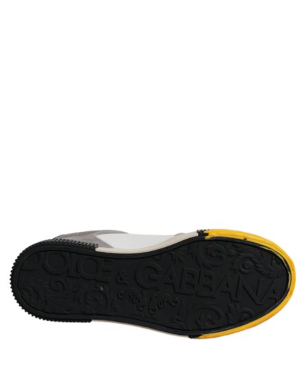 Multicolor Leather DNA Low Top Sneakers Shoes - Image 7