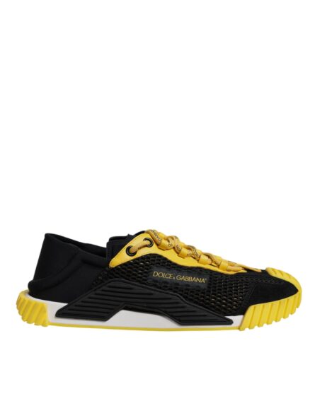 Black Yellow Low Top NS1 Sneakers Shoes - Image 5