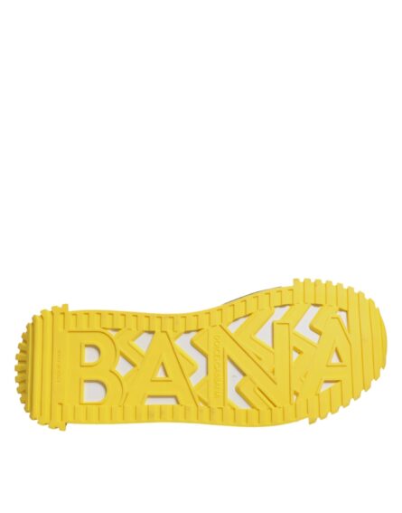Black Yellow Low Top NS1 Sneakers Shoes - Image 7