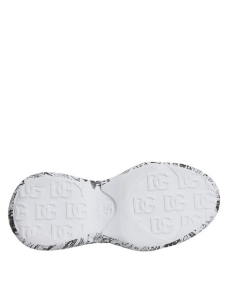 White Black Graffiti Daymaster Sneakers Shoes - Image 8
