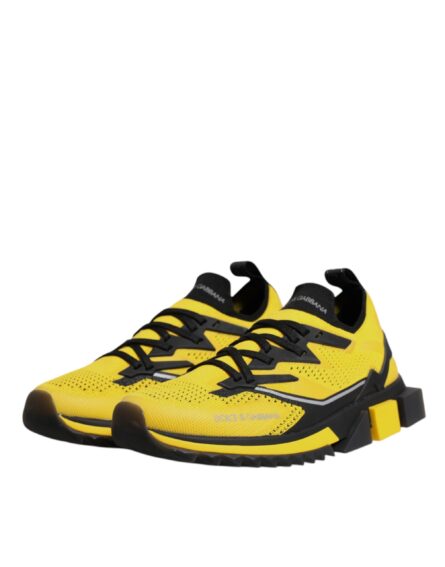 Yellow SORRENTO Sport Stretch Sneakers Shoes - Image 3