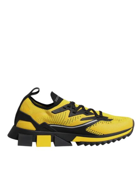 Yellow SORRENTO Sport Stretch Sneakers Shoes - Image 6